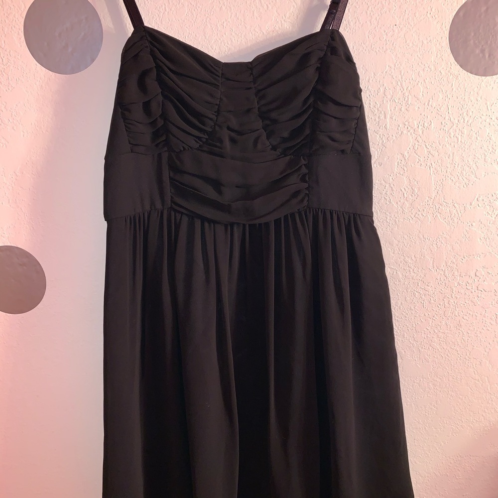 Black mini dress